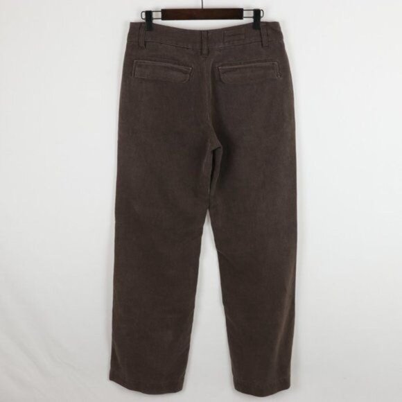 Patagonia Women's Size 6 Brown Hemp Blend Flat Front Straight Leg Casual Pants - Picture 3 of 11